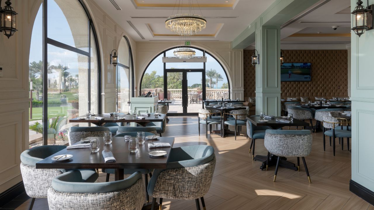 hawksbill restaurant at saadiyat beach golf club
