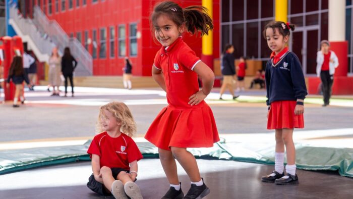 yas american academy children playing