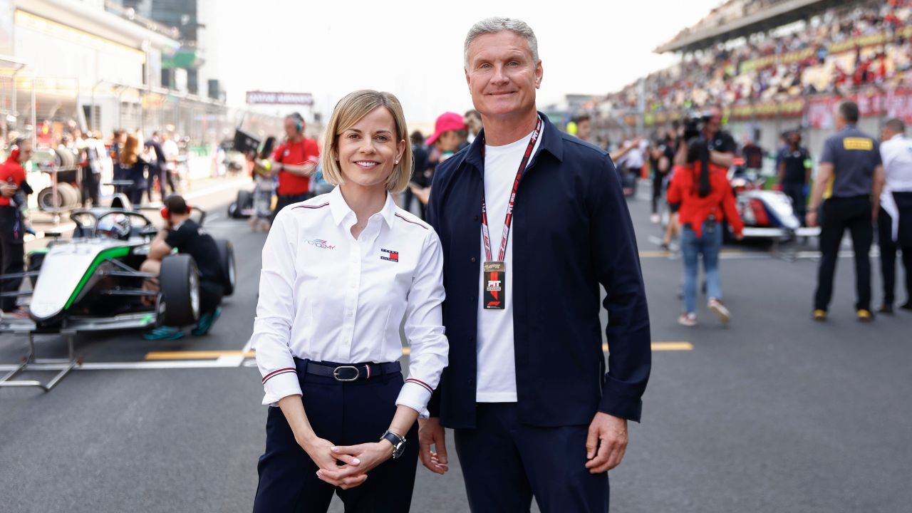 Susie wolff and david coulthard