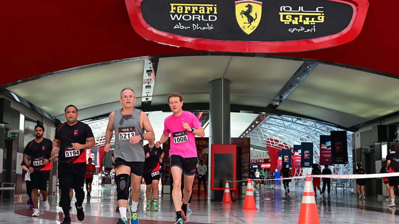 formula run at ferrari world abu dhabi yas island