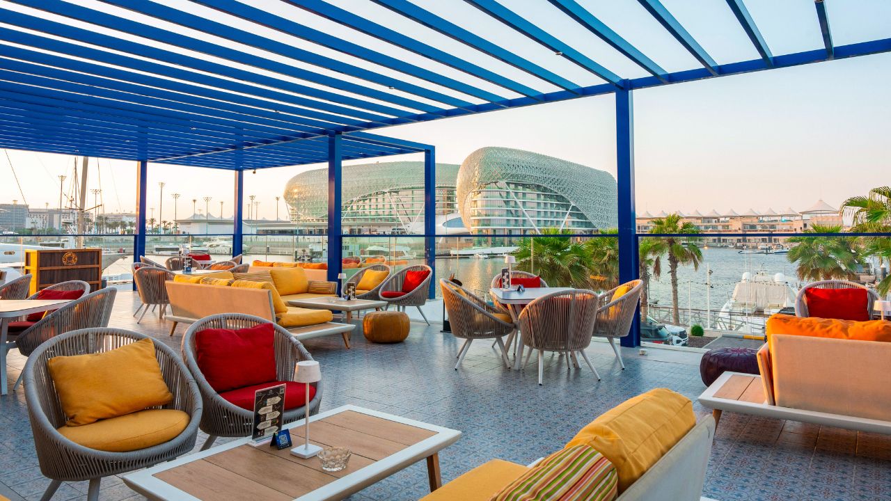 Ishtar - Yas Marina outdoor seating