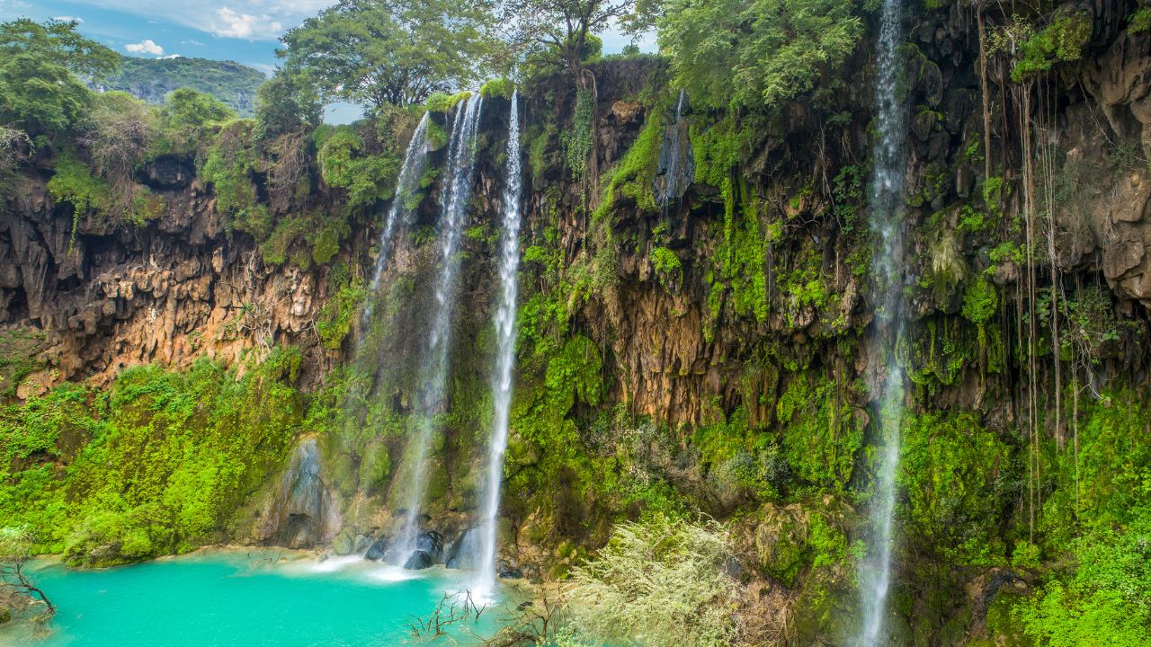 Salalah oman waterfalls