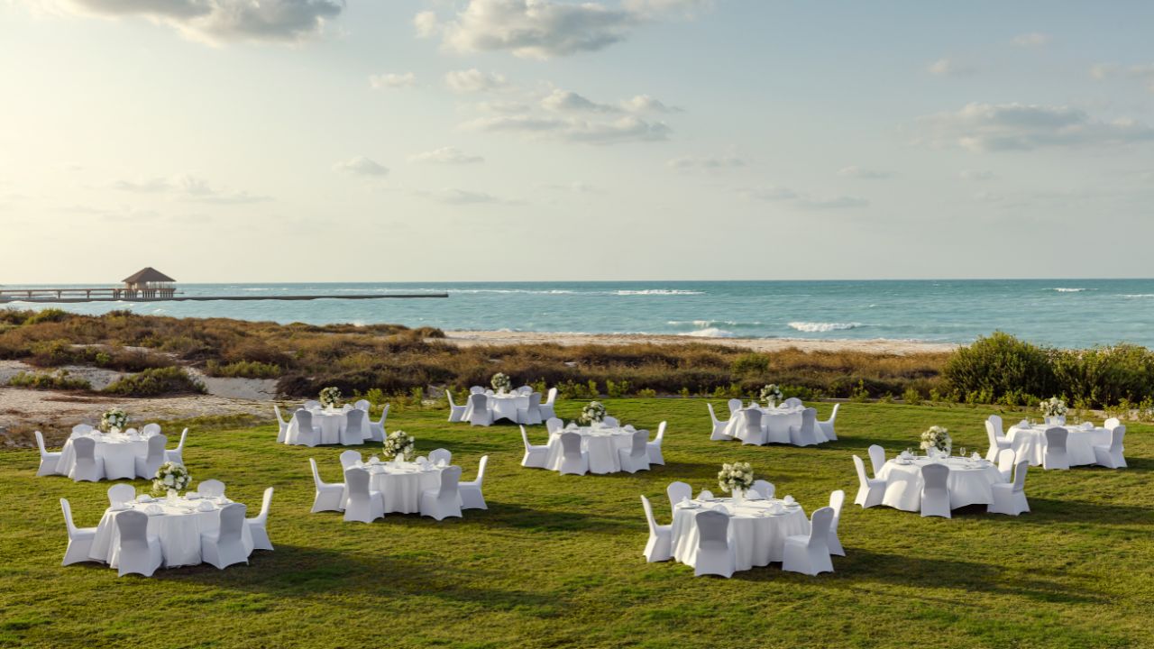The St. Regis Saadiyat Island Resort wedding outdoor view