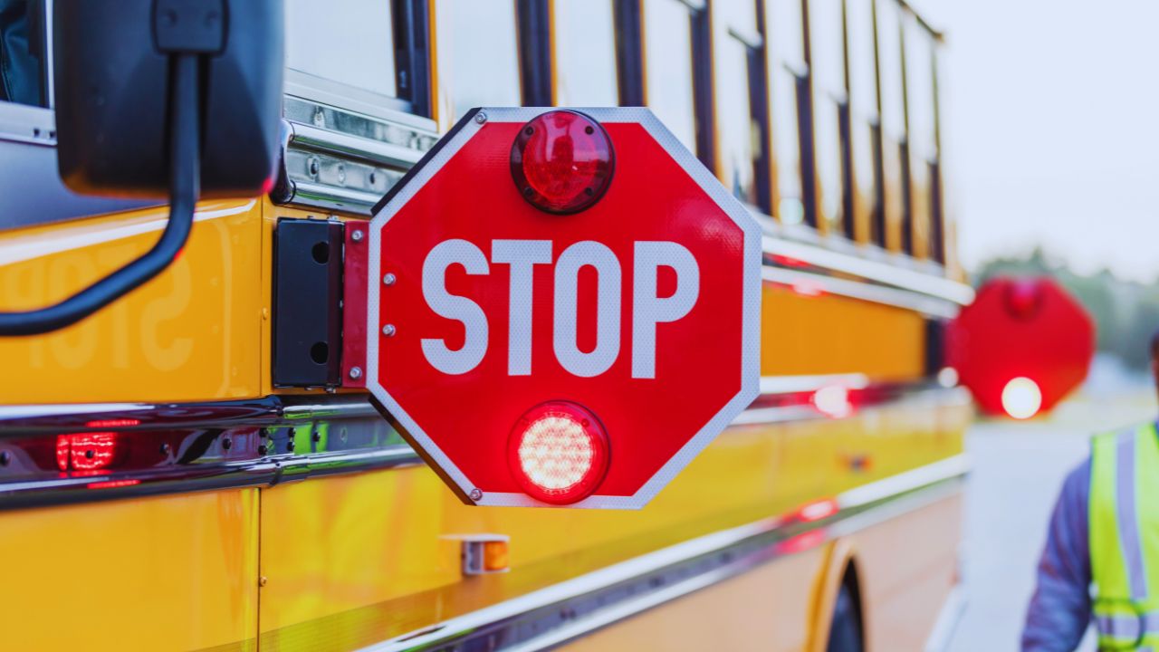bus school bus stop violation traffic