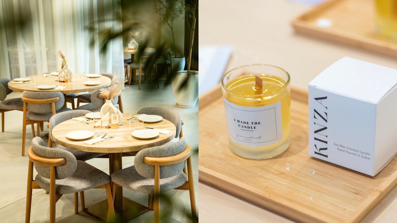 Emirati Women’s Day Candle Workshop at James Cafe, Studio Kinza