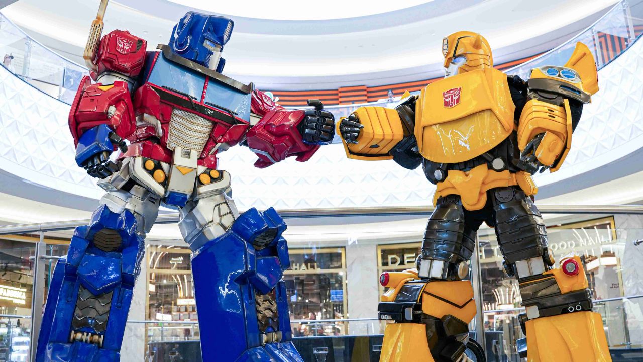 TRANSFORMERS take over The Galleria
