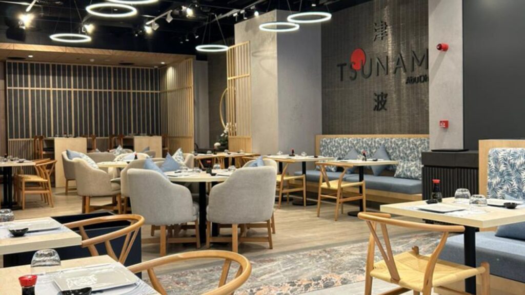 asian restaurant tsunami in abu dhabi mall