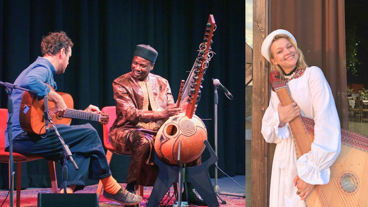 ballake sissoko and maryna krut Ballaké Sissoko, Derek Gripper & Maryna Krut live at NYUAD