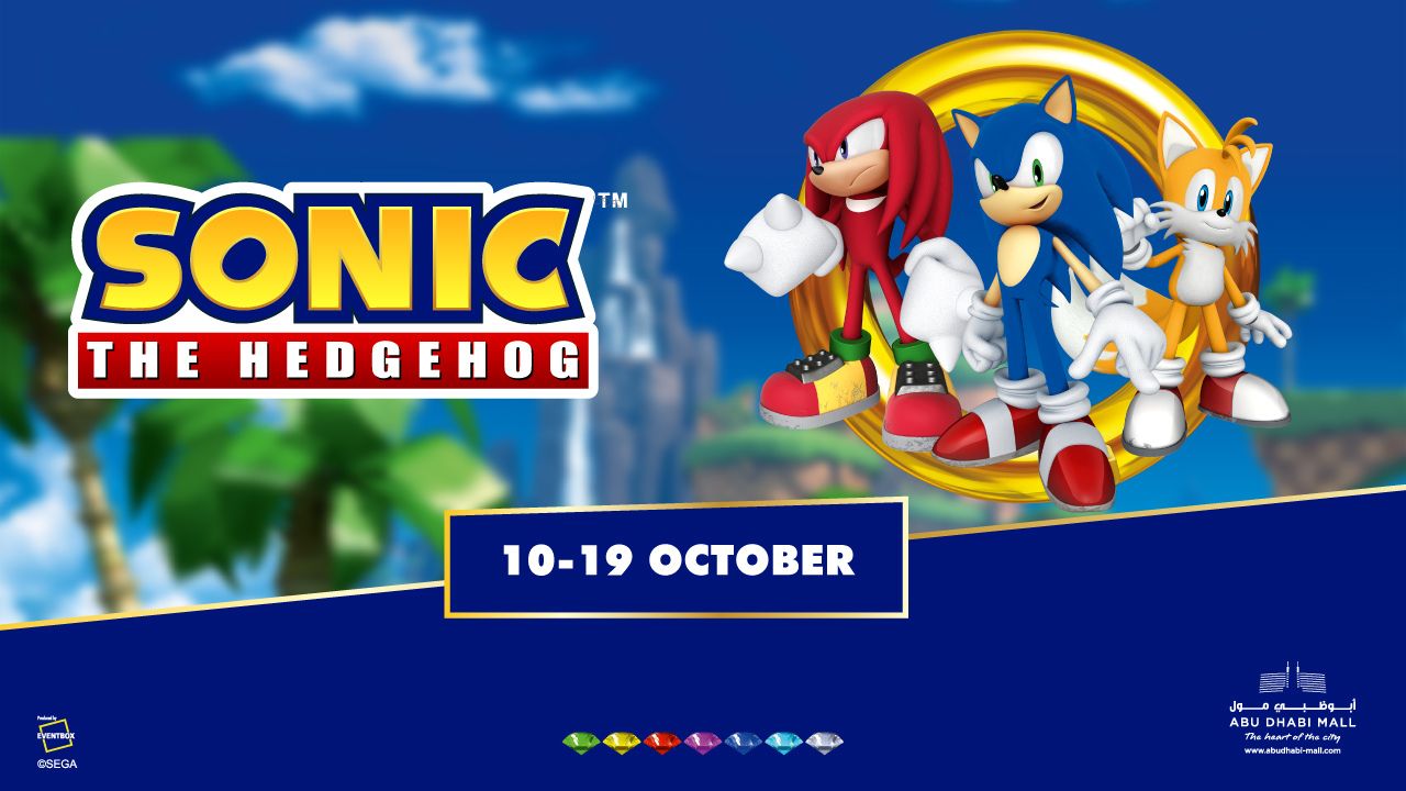 sonic the hedgehog Sonic the Hedgehog live in Abu Dhabi Mall