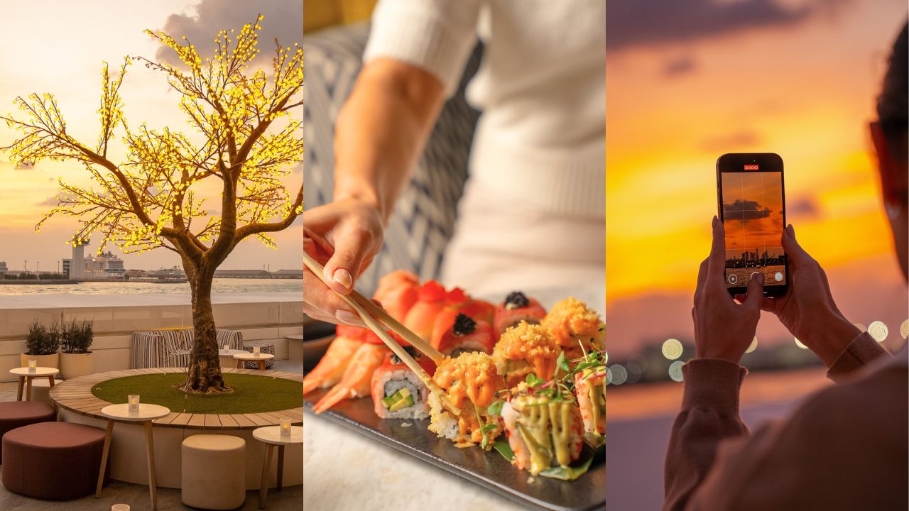 art lounge sunset brunch