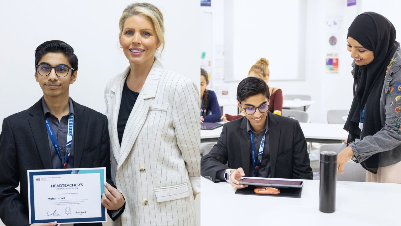 bisad student Year 12 BIS Abu Dhabi student