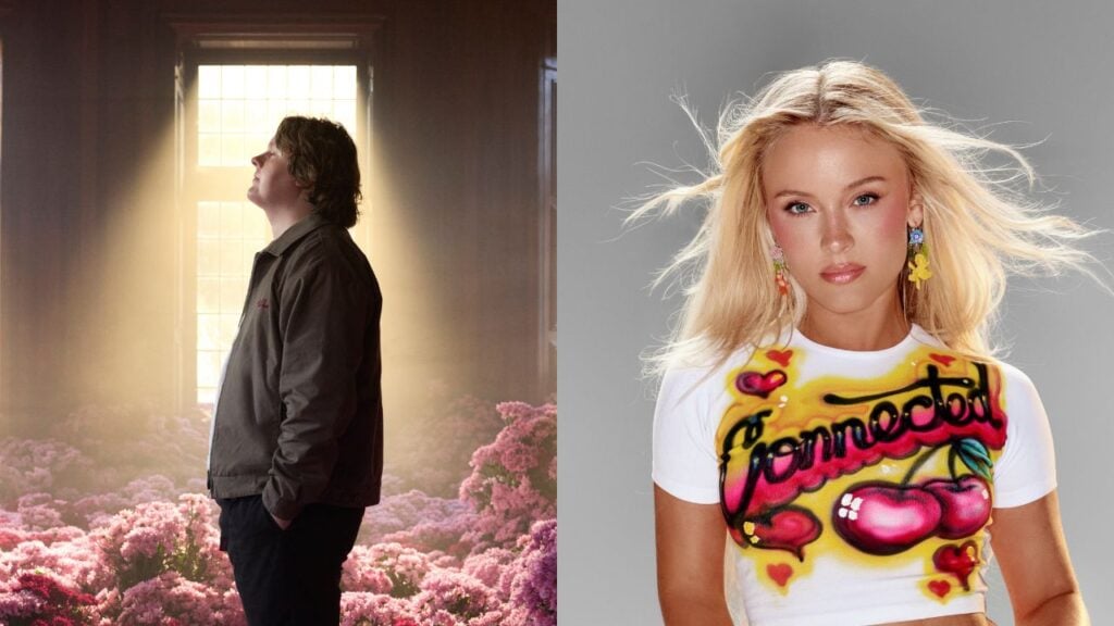 Lewis Capaldi and Zara Larsson in Abu Dhabi