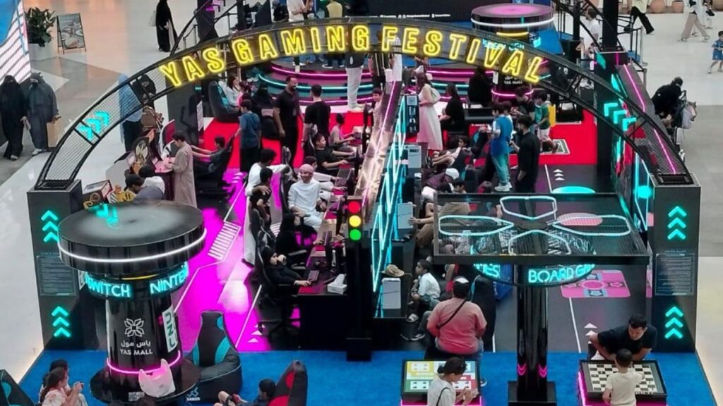 Yas Gaming Festival area at Yas Mall