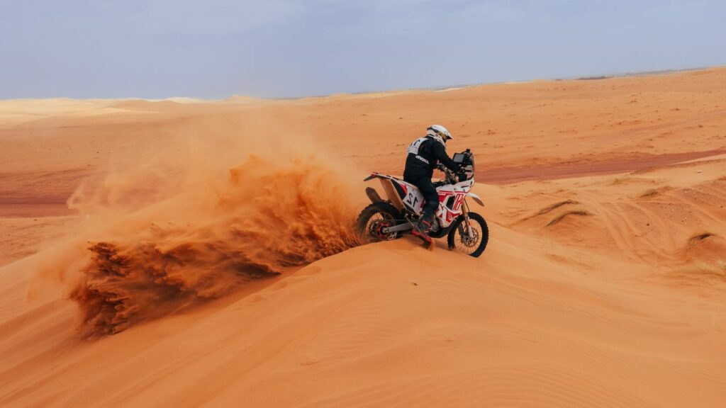 Desert motorcycle