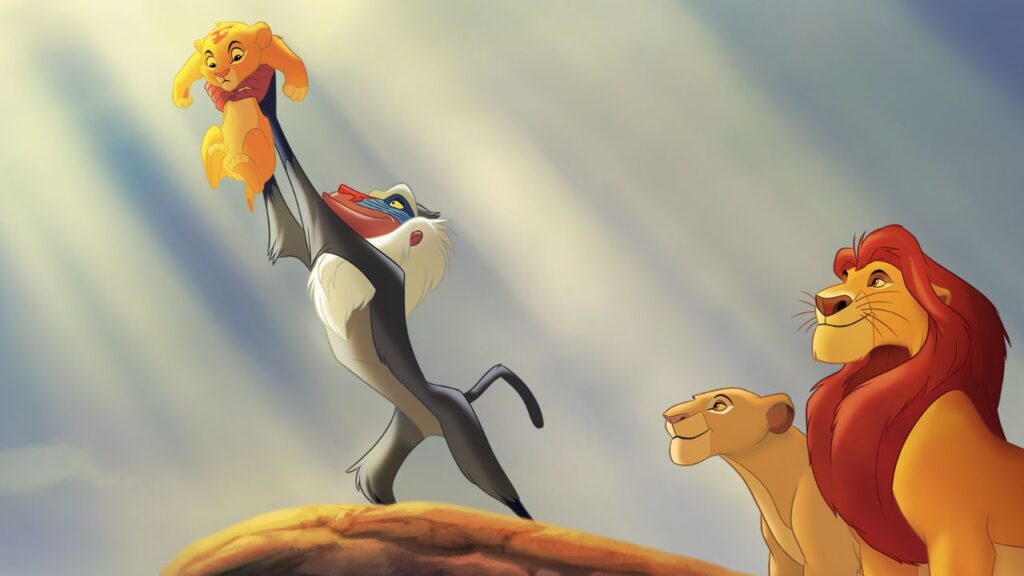 The Lion King scene