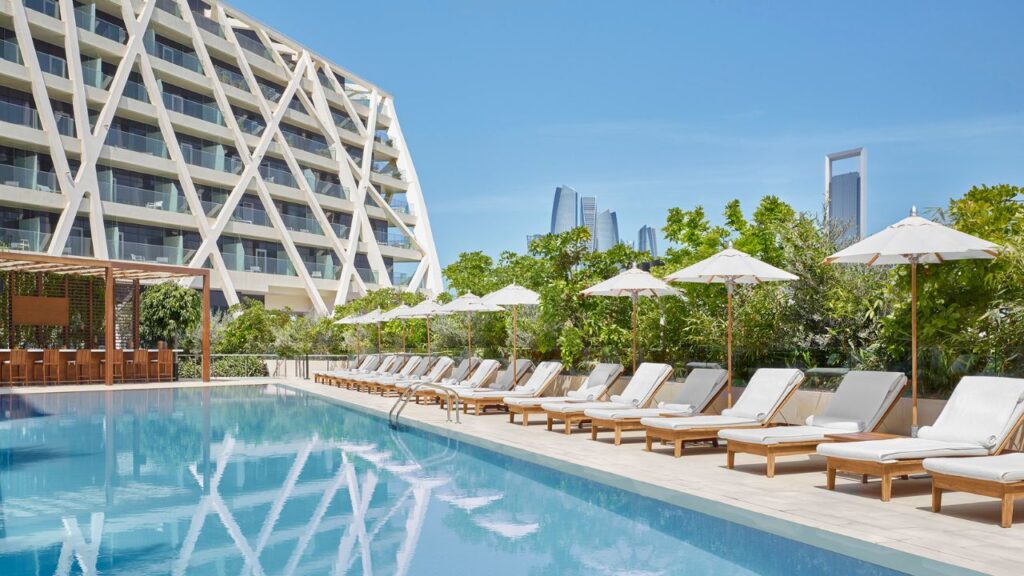 The Abu Dhabi EDITIO Hotel Pool (Day)