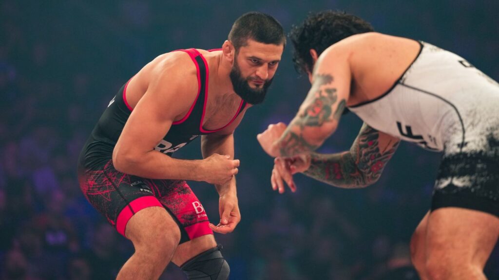 men wrestling