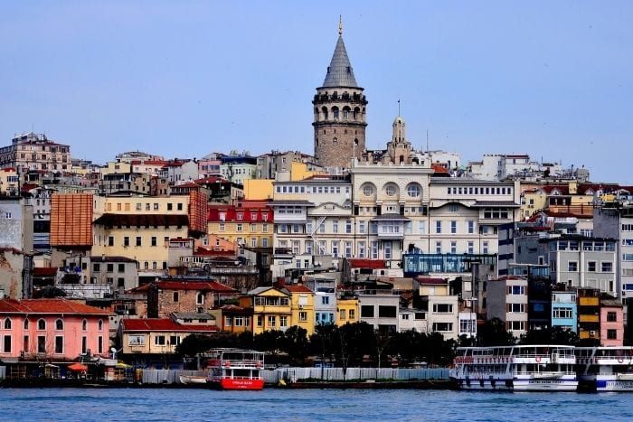 Istanbul city view with Conrad Istanbul Bosphorus- Green List Country - Turkey