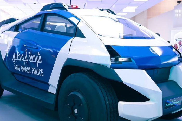 AD police futuristic self driving cars