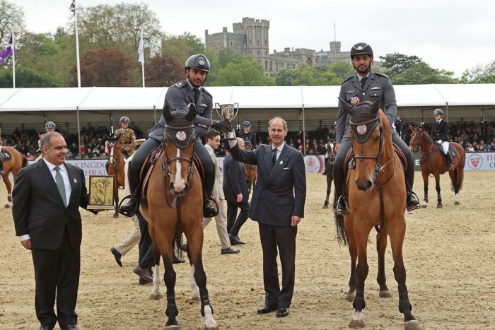 Abu Dhabi Police win at Royal Windsor Horse Show 2023 in the UK