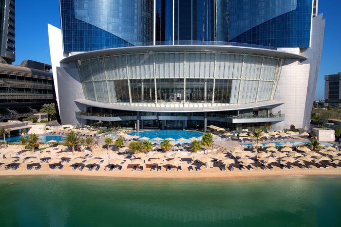 Exterior view of Conrad Abu Dhabi Etihad Towers