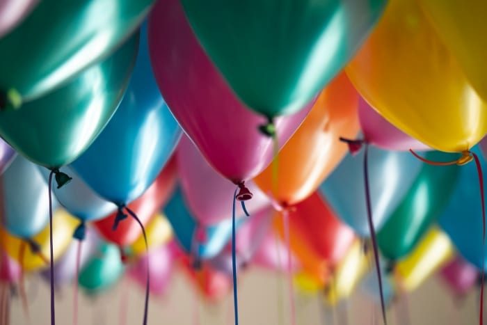 Balloons make for the perfect party