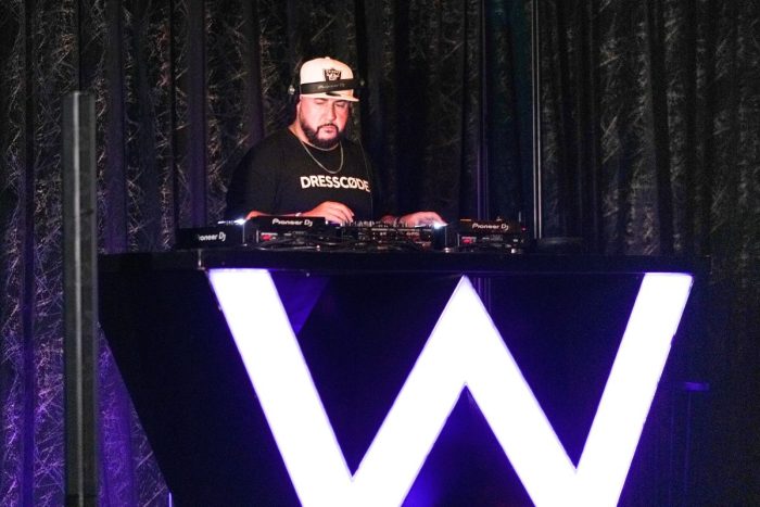 Dj playing at W Abu Dhabi