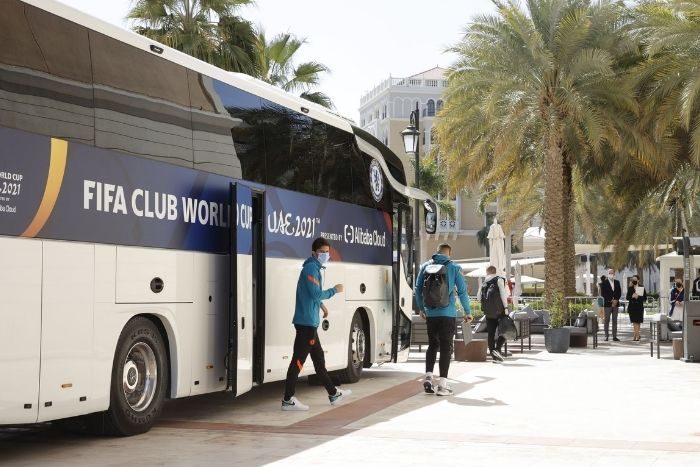 Chelsea Club players in Abu Dhabi for FIFA Club World Cup 2022