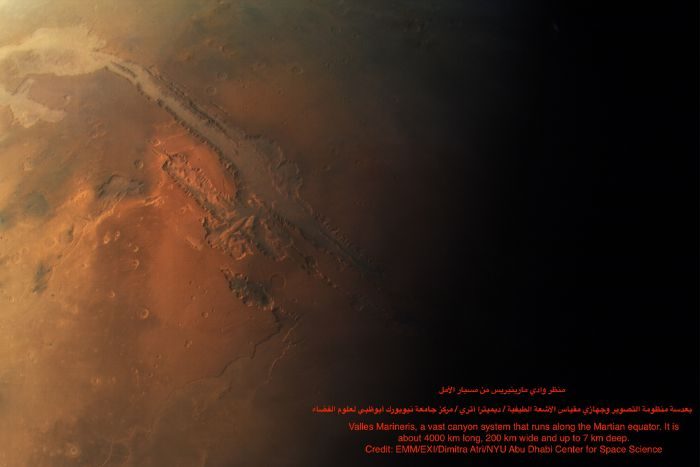 NYUAD Mars Atlas Arabic