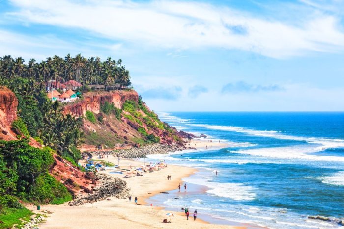 Kerala beach India, beaches in india, india beaches, india places to go, india etihad flights, india places to go 2024