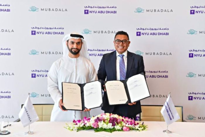 Memorandum of Understanding between NYUAD and Mubadala