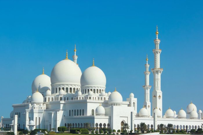 Sheikh Zayed Grand Mosque in Abu Dhabi