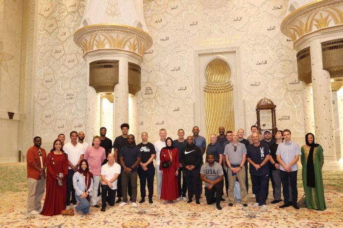 The NBA stars visited Abu Dhabi landmarks