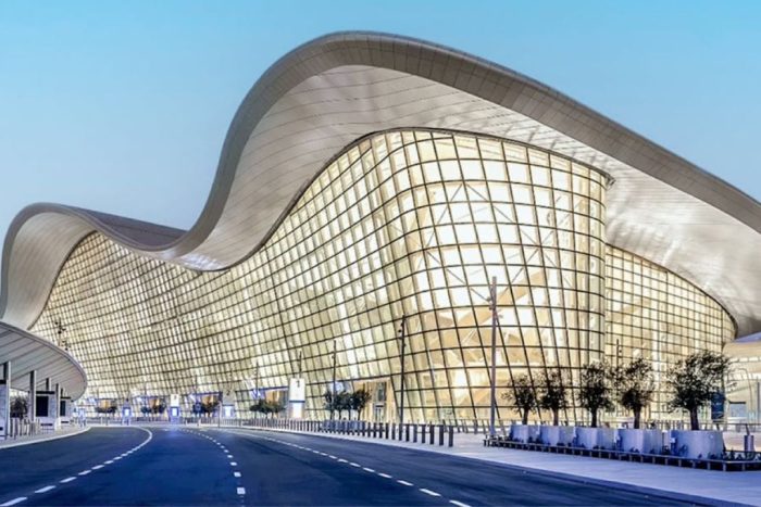 abu dhabi airport exterior image