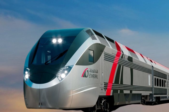 etihad rail travels dubai to abu dhabi in 30 minutes