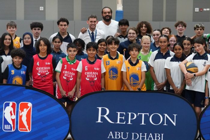 Joakim Noah Visit To Repton Abu Dhabi
