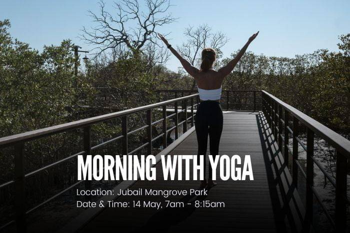 The ladies-only yoga at Jubail Mangrove Park Abu Dhabi