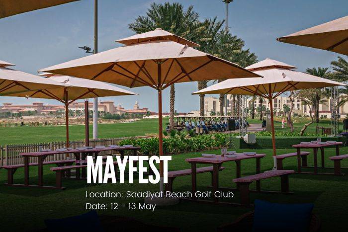 Mayfest German spring festival in Abu Dhabi at Saadiyat beach golf club